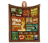 PIUFAM Yoga Blanket - Restorative Yoga Mat for Yoga Lovers on Special Occasions - 50x60 in