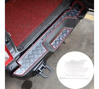 PIUGILH Fit for Hummer H3 2005-2009 Rear Bumper Protector Guard Trunk Protection Strip Aluminum Alloy Trunk Door Entry Guards Car Accessories