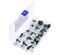 PIUHRKLEVD 150pcs 100V 15Kinds Polyester Film Capacitor assorted kit 0.33nF 0.47nF 0.56nF 1nF 3.9nF 6.8nF 10nF 22nF 47nF 100nF 150nF 470nF