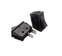 PIUHRKLEVD 1pc ship type switch warping switch switch two black 16A/250V R1-110-C5N-BB