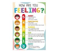 PIUHRKLEVD Emotional Intelligence Poster for Feelings Chart SEL Social Learning Visual Aid for Classroom Calm Corner Decor 8 X 12 in