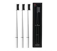 PIUMA 3 Pack Manual Toothbrush - Ecological and Innovative Patented Design for Deep & Thorough Dental Cleaning - Recyclable and Made in Italy