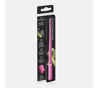 Piuma Care Toothbrush - Bamboo Charcoal Infused Bristles - Dental Care - Stain Prevention - Soft Tongue Cleaner - Very Magenta Deep Cleaning