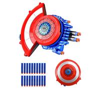 PIUMOJ Captain Shield Launcher, Shield Launcher Kids, Hero Launcher Toy Set, Hero Launcher Shield Toy Great for Kids Cosplay Gift with Bullets