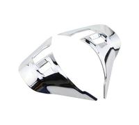 PIUMUXIMGY Car Steering Wheel Cover For Peugeot 2008 2014 2015 2016 2017-2019 Interior Moulding Accessories Steering Wheel Button Panel Frame Cover Trim(Chrome glossy)