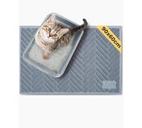 PiuPet® Cat Litter Mat 90x60cm I Anti-slip & Water Resistant I Cat Mat
