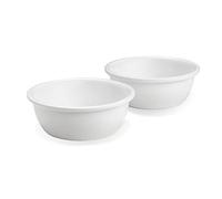 PiuPet Set of 2 Ceramic Cat Bowls, 250ml Replacement Food & Water Dishes