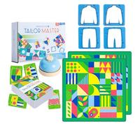 PIUpiuLIANG Matching Games, Kids Puzzles with Bell, Tablecloth, Pattern Cards, Exquisite Tailor Board Games to Cultivate Concentration, Reverse Thinking Matching for Toddlers 3-5