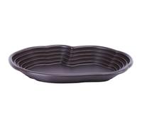 PIUpiuLIANG Reptile Water Dish, 15x11x2 Large Simulation Tortoise Water Dish, Decorative Plastic Stepped Reptile Bathing Pool for Lizard Gecko Turtle Tortoise
