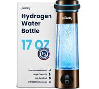 PIURIFY Hydrogen Water Bottle Generator | 9,970 PPB in 2 Cycles | 17 OZ
