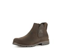 Pius Gabor Men Ankle Boots, Men´s Chelsea Boots,Certified Leather,Footbed,Superflex Sole,Bootie,Slip Boot,Flat,Low Boots,Brown (Mocca) / 01,42.5 EU / 8.5 UK