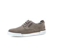Pius Gabor Men Trainers, Men´s Low-Tops,Certified Leather,Removable Footbed,Low Shoe,Street Shoe,lace up Shoe,Leisure,Brown (lt.Brown),43 EU / 9 UK