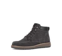 Pius Gabor Men's Lace-Up Shoes, Ankle Boots, Recycled Lining, Interchangeable Footbed, Zip, Slate Black 11, 9.5 UK