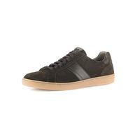 Pius Gabor Men's Low Trainers, Low Shoes, Interchangeable Footbed, Certified Leather, Braun Ebony Mocha 21, 9.5 UK