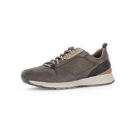 Pius Gabor Men's trainers, men's lace-up shoes, replaceable footbed, Mocca Cord Black 01, 12.5 UK
