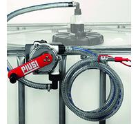 PIUSI Hand Crank Pump for AdBlue/Urea/DEF, Water, and Antifreeze Transfer with IBC Tank Bracket, 38 liters per 100 rotations | Piusi Hand Pump IBC F00332B0A