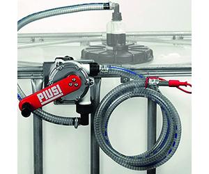 PIUSI Hand Crank Pump for AdBlue/Urea/DEF, Water, and Antifreeze Transfer with IBC Tank Bracket, 38 liters per 100 rotations | Piusi Hand Pump IBC F00332B0A