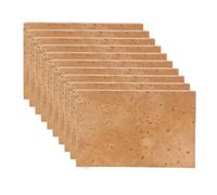 Piutouyar 10 Pcs Alto Sax Neck Cork Sheet, Universal Saxophone Neck Cork Sheet Sax Joint Cork Sheet Replacement Instrument Accessories for Saxophone