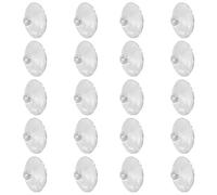 Piutouyar 20PCS 2 Inch / 5CM Clear Suction Cups without Hook Small Clear Plastic Suction Cup for Home Decoration
