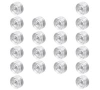 Piutouyar 20pcs Clear Guitar Effects Pedal Caps Plastic Caps for Guitar Effects Pedals