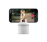 Pivo Equestrian Pod Auto Horse, Face and Body Tracking, Ai-Powered 360° Rotation Smartphone Holder, Equine Coaching, Auto Zoom Handsfree Photo & Video Recording (White)