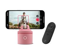 Pivo Equestrian Pod Auto Tracking Phone Holder, Face, Body & Horse Tracker, 360° Rotation, 6 Speed, Stand for Video Recording with Remote Control (Pink)