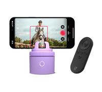 Pivo Equestrian Pod Auto Tracking Phone Holder, Face, Body & Horse Tracker, 360° Rotation, 6 Speed, Stand for Video Recording with Remote Control (Purple)