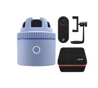 Pivo Equestrian Starter Pack Auto Tracking Phone Holder, Face, Body & Horse Tracker, 360° Rotation, 6 Speed, Stand for Video Recordin (Blue)