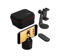 Pivo Equestrian Starter Pack Auto Tracking Phone Holder, Face, Body & Horse Tracker, 360° Rotation, 6 Speed, Stand for Video Recordin (Red)
