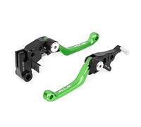 Pivot Brake Clutch Levers For KAWASAKI KLX230/R 2020-2021, KLX150L KLX250/S/SF 2010-2020 Motorcycle Off-road Dirt Pit Bike Left Right Handle Leavers (Green)