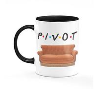 Pivot Mug One Size Black/White Funny Ross Gift for Friends Lover