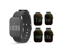 Pivotell Vibratime Smart Pill Reminder Watch: Vibrating Pill Reminder Daily Alarm Watch with PERSONALISED MESSAGE on screen at alarm time