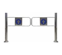 Pivoting Security Gate - 90° Automatic Closing One-Way Door for Supermarkets Warehouses Schools Libraries (LxH: 120x97cm) - Pedestrian Access Solution