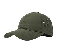 PivotWing Men's Women's Running Cap Golf Tennis Hats Breathable Lightweight Quick Dry Baseball Cap Dad Hat for Sports Cycling Hiking Outdoor Walking Summer Mesh Cooling Hats, Army Green