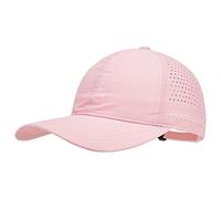 PivotWing Running Hat Mens Womens Running Cap Golf Tennis Hats Breathable Lightweight Quick Dry Baseball Cap Dad Hat for Sports Cycling Hiking Outdoor Walking Summer Mesh Cooling Hats, Light Pink