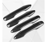 PIWINE Decorative Shell Car Exterior Door Handle Cover Sticker Accessories Carbon Fiber Chrome for Camry Models 2018 2019 2020-2024(Carbon)