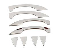 PIWINE Decorative Shell Car Exterior Door Handle Cover Trim Chrome Garnish Refit Stainless Steel Sticker Parts for A6 C7 2012-2018
