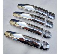 PIWINE Decorative Shell Chrome Car Door Handle Cover Styling Protection Trim Sticker Accessories for VW for Golf 5 Mk5 A5 1K(Style 2)