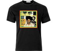 Piwine King Tubbys Meets Rockers Uptown Retro Reggae T Shirt Black Black XL