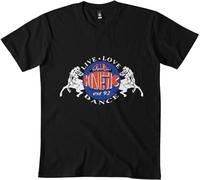 Piwine Live Love Dance Club Kinetic Rave Techno t-Shirt ROGF Black Black XL
