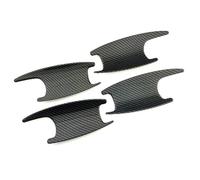 PIWINE Quick Installation Car Exterior Door Handle Bowl Cover Modify Frame Trim Parts for Benz A B C E CLA GLB GLC Class 2020 2021(Black2)