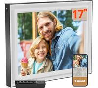 Pix-Star 17 inch Extra Large Digital Frame Free Unlimited Cloud, Motion Sensor