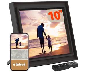 Pix-Star LUX 10.4'' Wi-Fi Digital Picture Frame - Unlimited Cloud Storage, Easy App Sharing, 40,000+ Pictures, No-Glare Display, Motion Sensor, Email/App/USB/SD - 10 inch