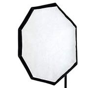Pixapro 120cm 4ft Octagonal Softbox Speedlite Smart Bracket Octobox Studio Photo Shooting Round Diffuser Box Durable Key Light Soft Lightbox for Photography (120cm)