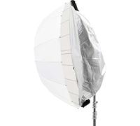 Pixapro 130cm Parabolic Parachute Shoot-Through Umbrella With Removable Diffuser Giant Softbox Lantern Translucent White Brolly Photography Lighting Soft box Soft Light (130cm)