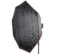 PIXAPRO 170cm 6ft Hensel Fit Easy Set Up Softbox Umbrella Open Octagonal Soft Box Round Diffuser Circular Grid Softbox Studio Photo Key Lighting Octobox Lightbox Portrait Product Photography (170cm)