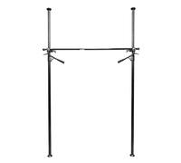 PIXAPRO 2.35-4m Autopoles with 1.2-3m Crossbar Kit Photography Lighting Telescopic 15kg Load Suction Cup Grip 5/8” Spigot attachment with Double Convi Clamps (With Crossbar)