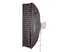 PIXAPRO 30x90cm 1x3ft Speedlite Smart Bracket Easy & Quick Set Up Softbox Umbrella Strip Soft Box Long Diffuser Grid Studio Photo Lighting Photography AD200 AD300 Fit (30x90cm)
