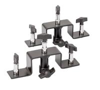 PIXAPRO 35cm Pair of Triple Crossbar Brackets With 5/8" Spigots Photography Lighting C Stand Projector Video Webcam Mini Ring Light Streaming Studio Screen Boom Arm