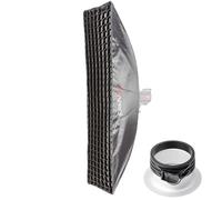 PIXAPRO 35x160cm Dual-Layer Recessed Strip Softbox & 5cm Grid (Elinchrom/Interfit EX & EXD)